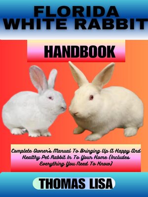 cover image of FLORIDA WHITE RABBIT HANDBOOK